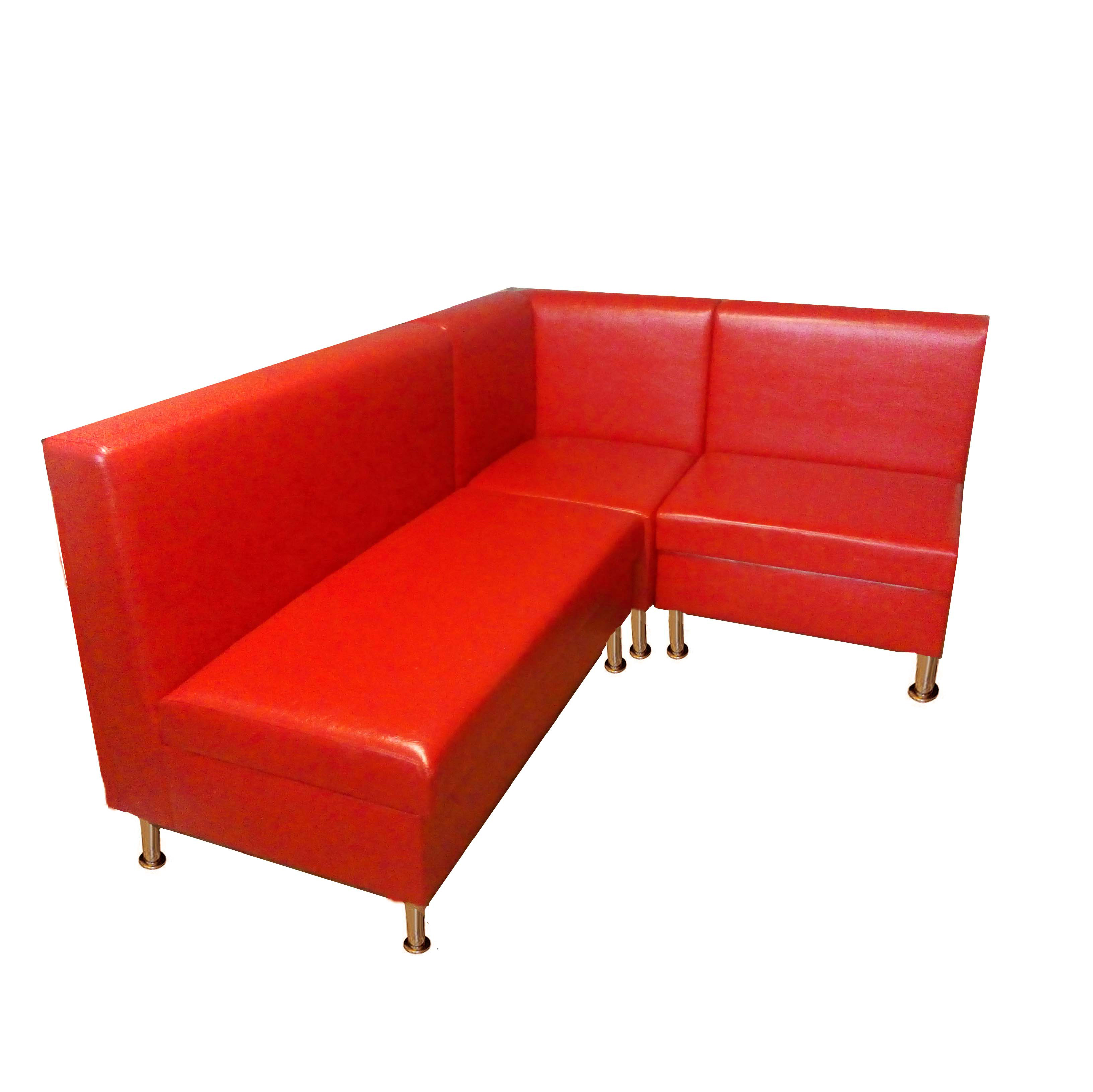 Canapé modulable en cuir écologique